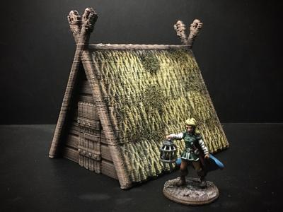 Viking Hut (28mm/Heroic scale)
