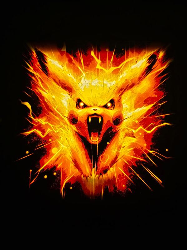 Pikachu Led Backlight Hueforge