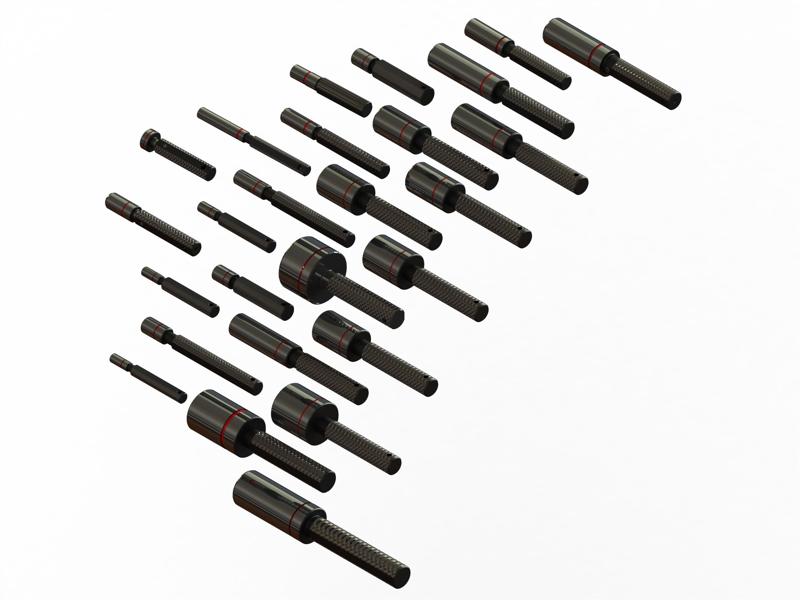 Progressive Type Plug Gauge Set for Measuring Range 9 to 50 mm