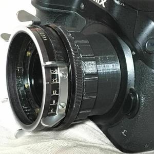 Eclair/Cameflex adapter to M4/3, M43 camera