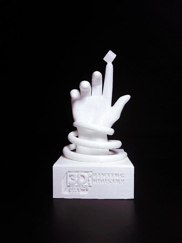3D Printing Industry Awards Trophy