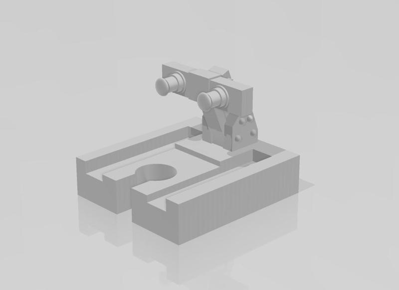 Toy Train Track Bumper with receiving slot