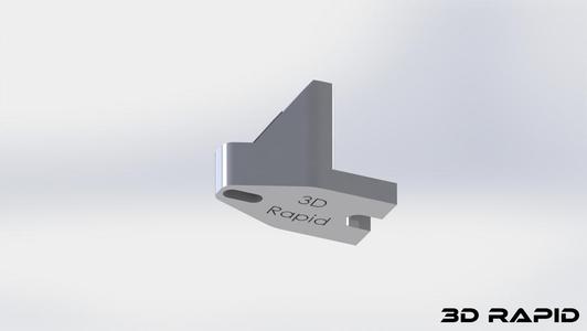 Hypercube Evolution 15mm Bed Bracket with extended long whole