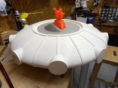 UFO - sliced model easy to print