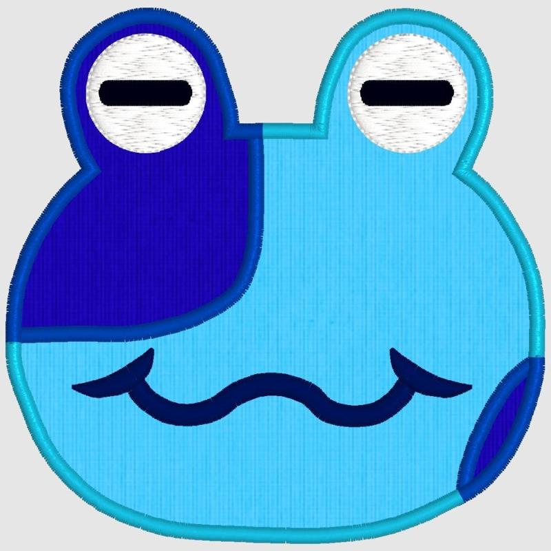 Animal Crossing Embroidery - Jeremiah the Frog - Machine Embroidery