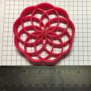 Mandala cookie cutter version 2