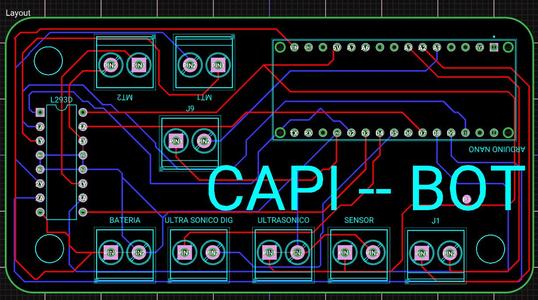PCB FOR SUMO -- MOTOR AND SENSOR CONTROLLER