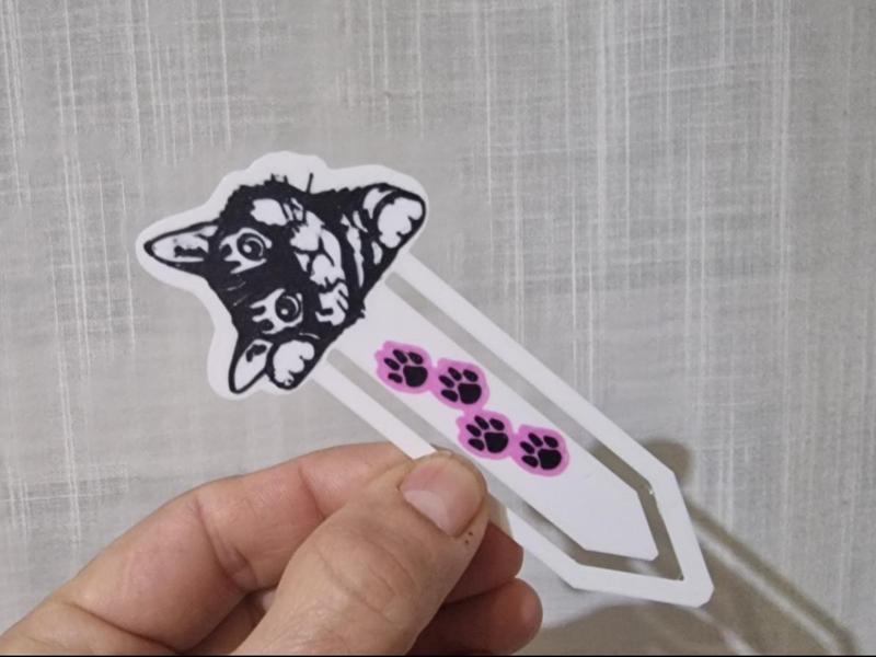 Cat 02 bookmark Bookmarker Cat 02