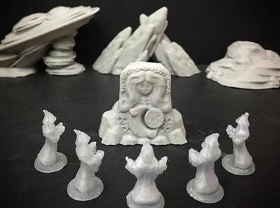 Roadside Shrine to Vanys (15mm/18mm/28mm scale)