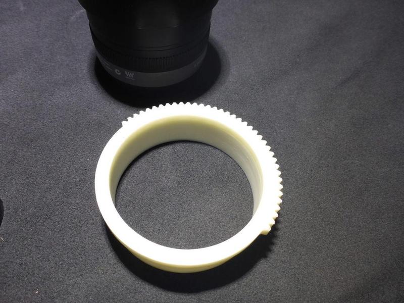 Panasonic 8 fisheye Nauticam Focus Gear