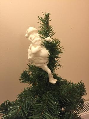 Santa Tree Hugger Ornament Christmas Decoration