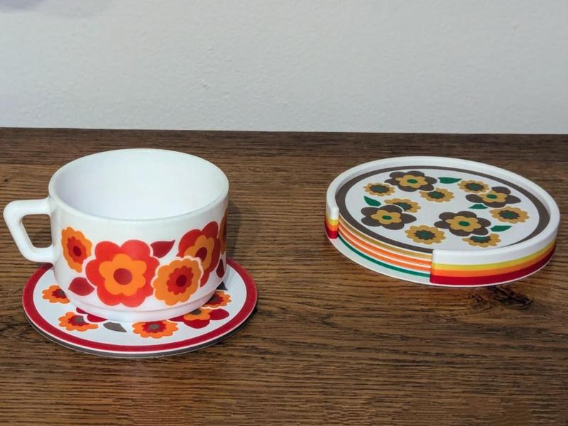 Coaster Lotus Arcopal - vintage 70's