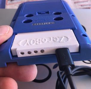 PowerGame micro usb & 4 Led,s Gameboy Zero ZeroBOY