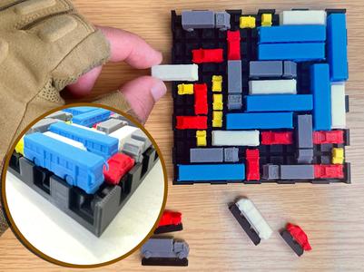 (Puzzle Solving) Car Huarong Dao (Unblock Car)
