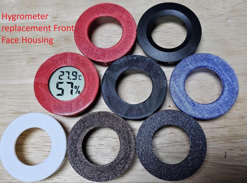 Round Hygrometer Front Face Housing