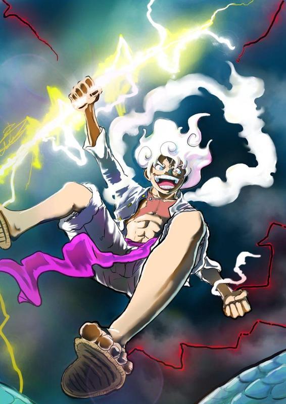 luffy GEAR 5 LIGHTNING one piece