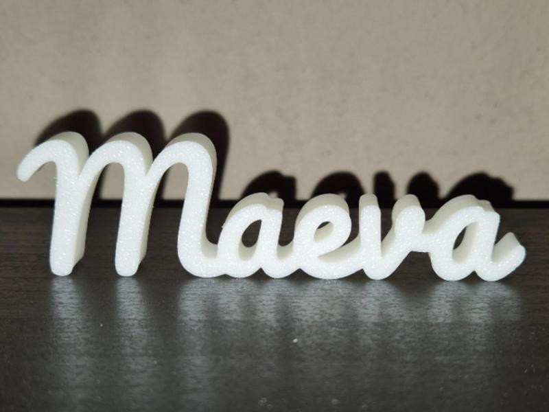 Maeva Name Sign Display Decor