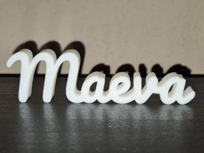 Maeva Name Sign Display Decor