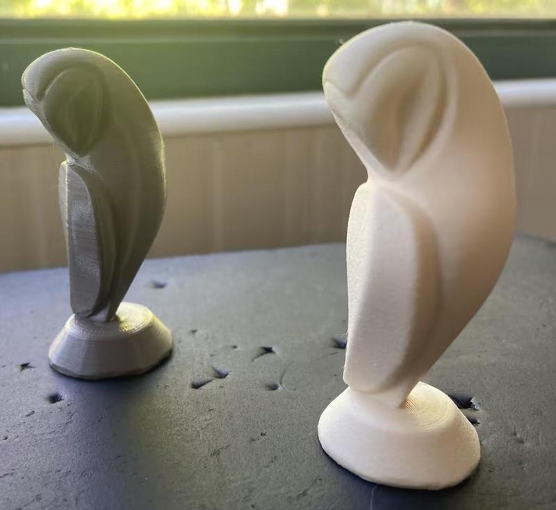 simple owl sculpture