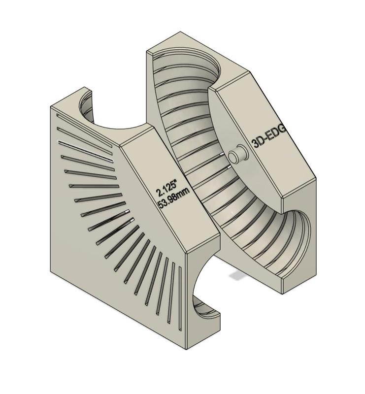 2 1/8" 53.98mm Mandrel Bend Cut Jig