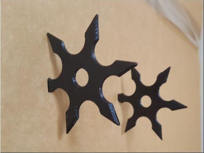 Ninja Shurikens star hole