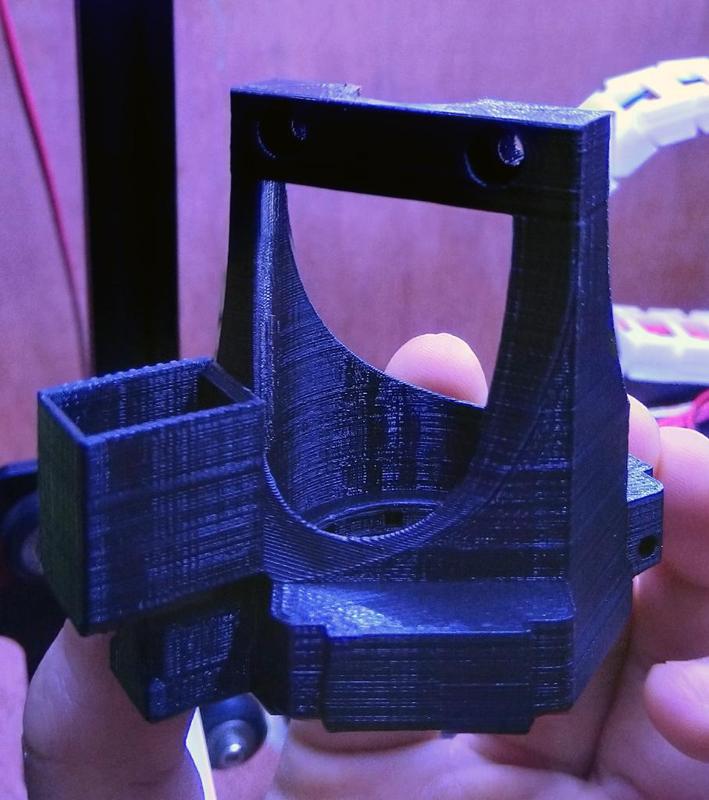 101hero Hot End e3d v6 Holder with Integrated Fan Duct