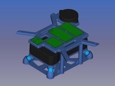 MFD Nimbus 1800 VTOL Pixhawk Mount