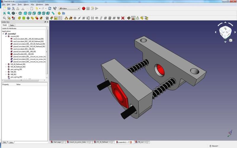 M8 anti-backlash mount