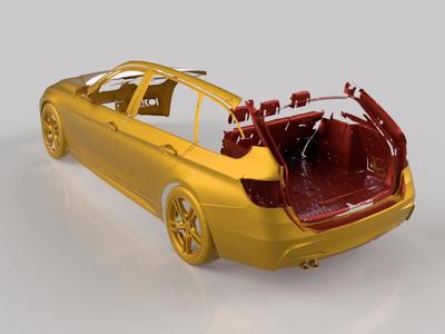 BMW 3 SERIES F31 - BOOT INTERIOR - 3D SCAN