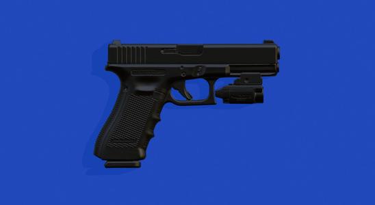 Glock G17 + Olight PL Mini 3 Real Size.