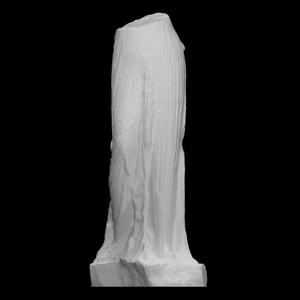 Fragment of a draped woman statue