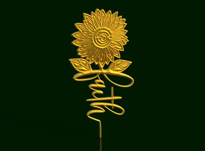 Blossoming in Faith: Sunflower 'Faith".