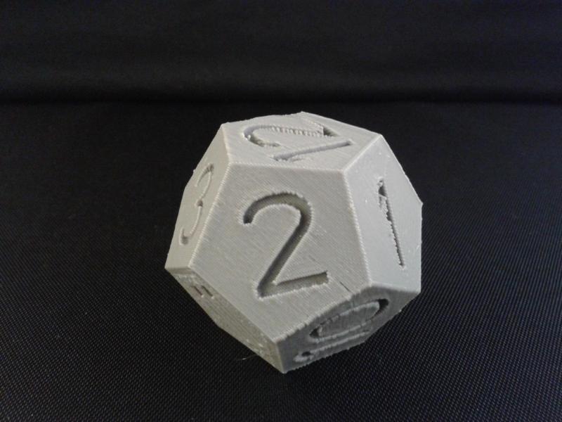 A dice with 12 sides