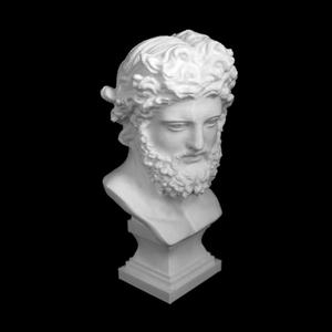 Bust of Zeus at The Réunion des Musées Nationaux, Paris