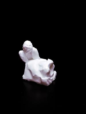 Gravestone Depicting Baby Angel