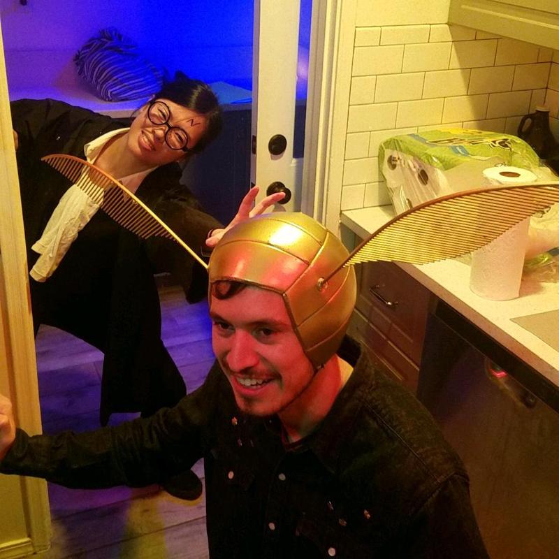 Golden Snitch Wings (or Moth Antennae?)