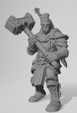 Orc Male Cleric 2