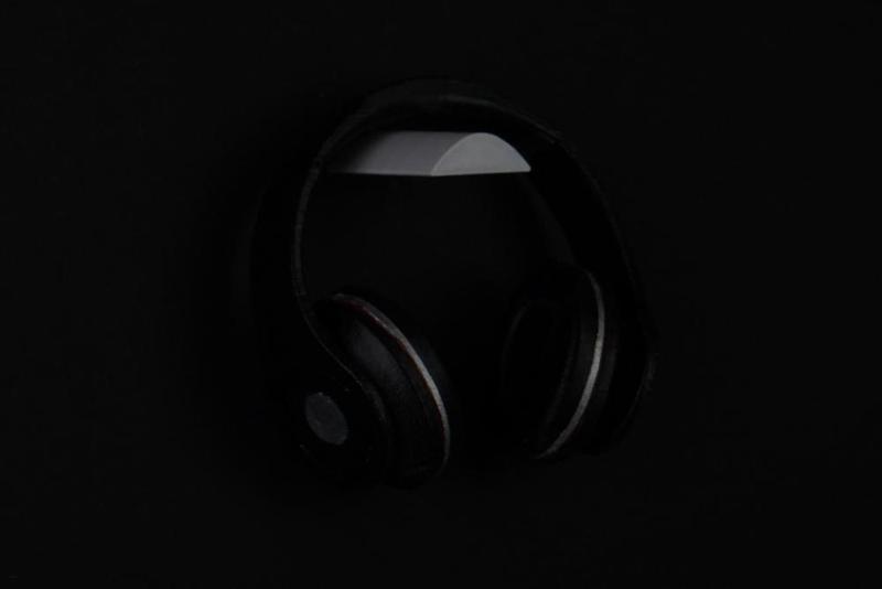 Minimalistic Wall Mounted Headphone Holder