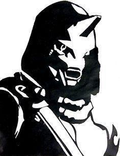 Destiny 2 Cayde stencil