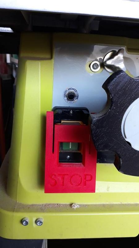 Circular Saw Emergency Stop Embiggener