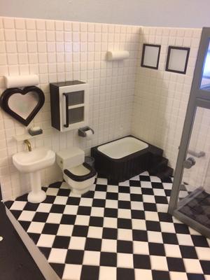 Miniature Mirrior frame & Window frame  (bathroom)