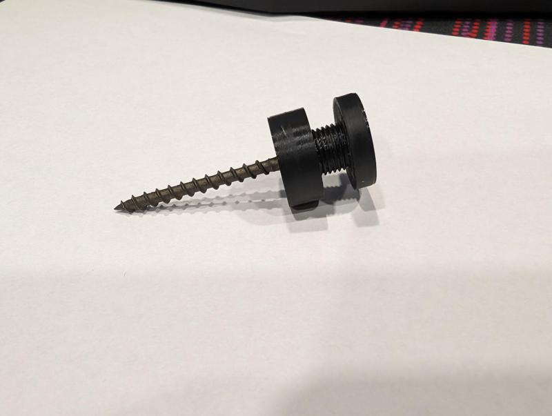 Simple wall mount for acrylic (or other) to Wall