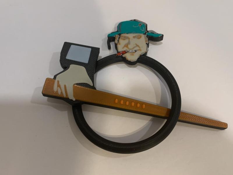 Cousin Eddie shitters full hair pin