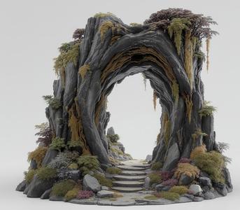 Cavern Dark Fantasy Cult Archway – 3D Printable RPG & Wargaming Terrain