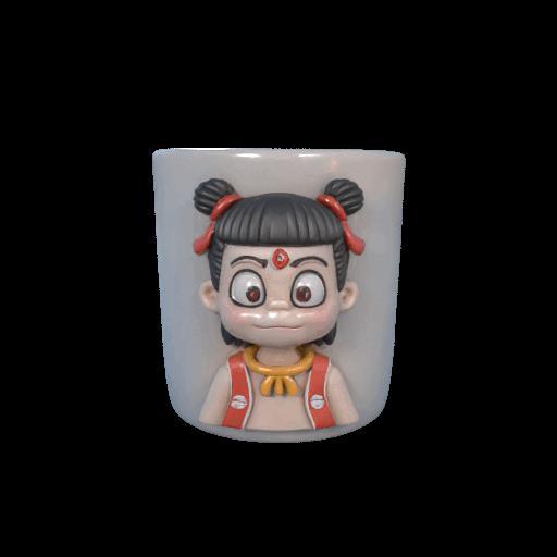 Nezha relief miniature cup, easy and fast printing