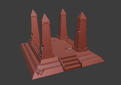 Egyptian Robots - Platform - Wargaming Scenery