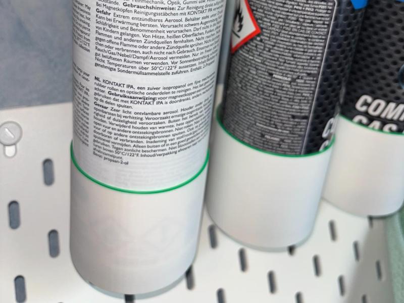 IKEA Skadis Spraycan holder