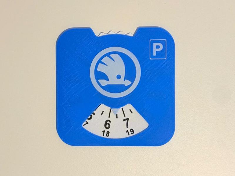Skoda Parking disc/clock