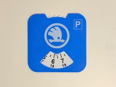 Skoda Parking disc/clock