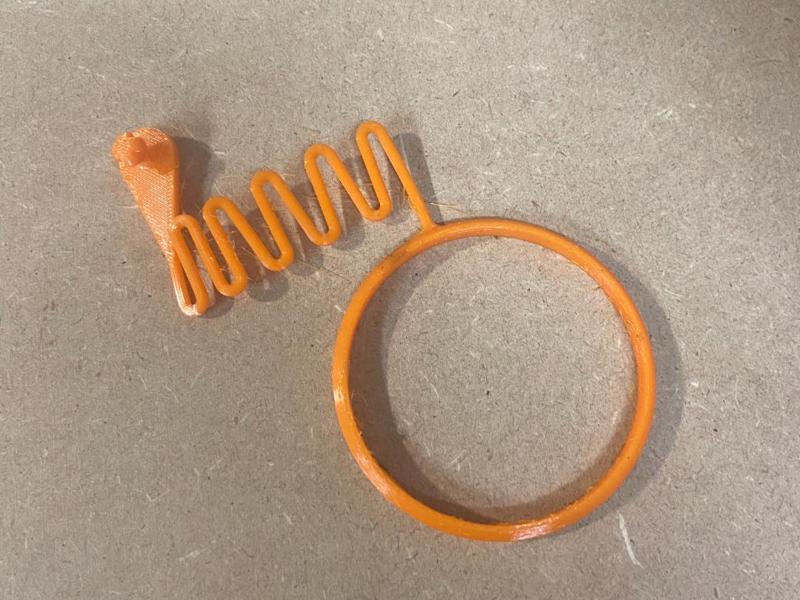 Volvo fuel cap retaining strap